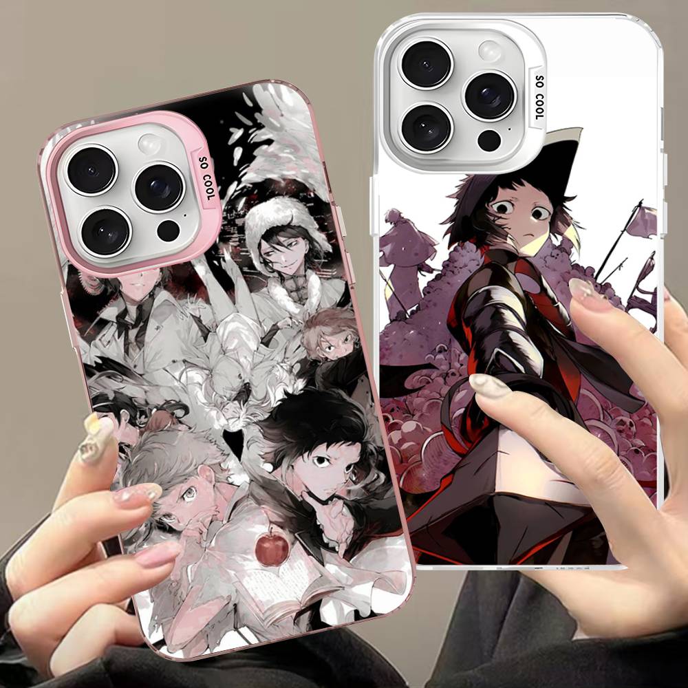 Bungo Stray Dogs Anime For iPhone 17 16 15 14 13 12 11 Pro Max Plus Matte Color Back Phone Cover
