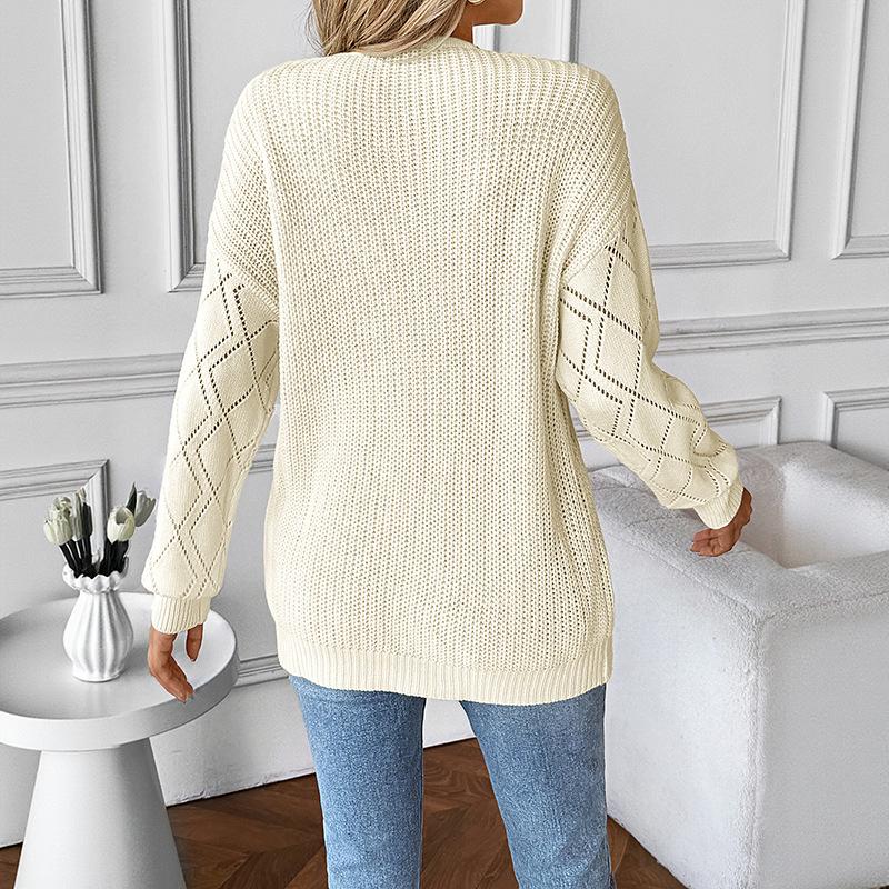 Women's Sweater, Color-Block, Long Sleeve