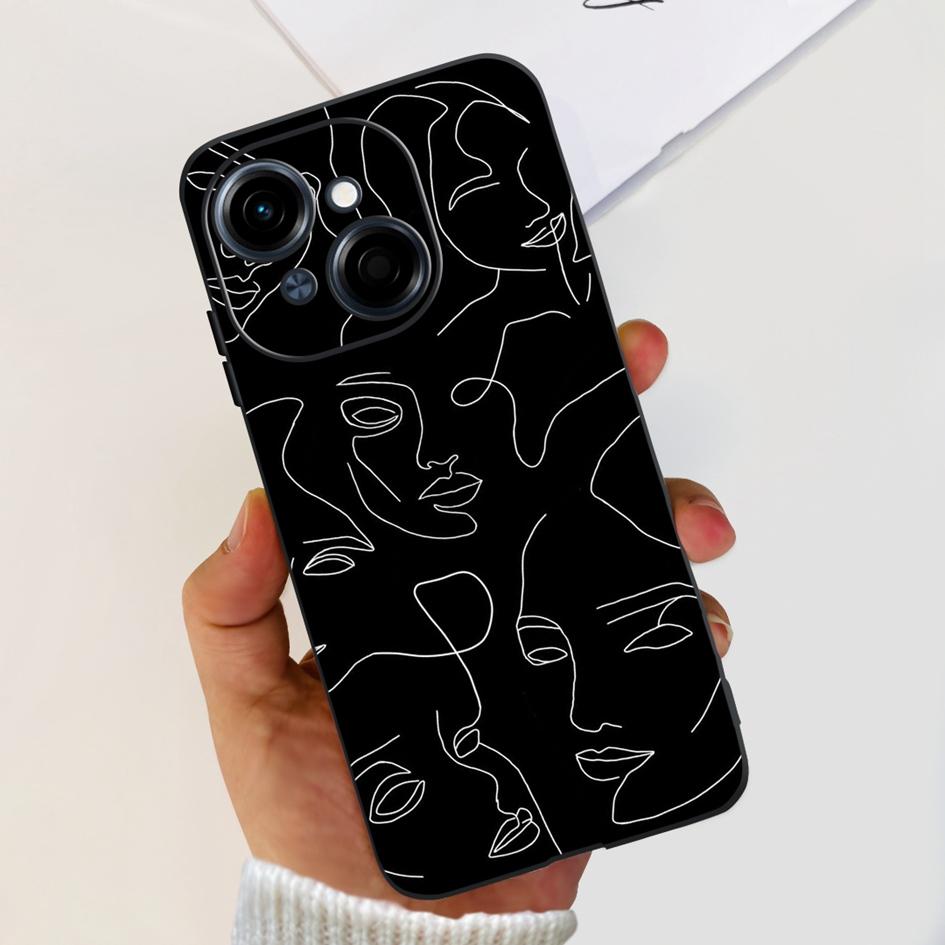 For Phone Case Tecno Spark Go 1 Cover 2024 Popular Flower Soft Silicone Back Protective Cover For Tecno Spark Go 2025 Pop 9 Etui