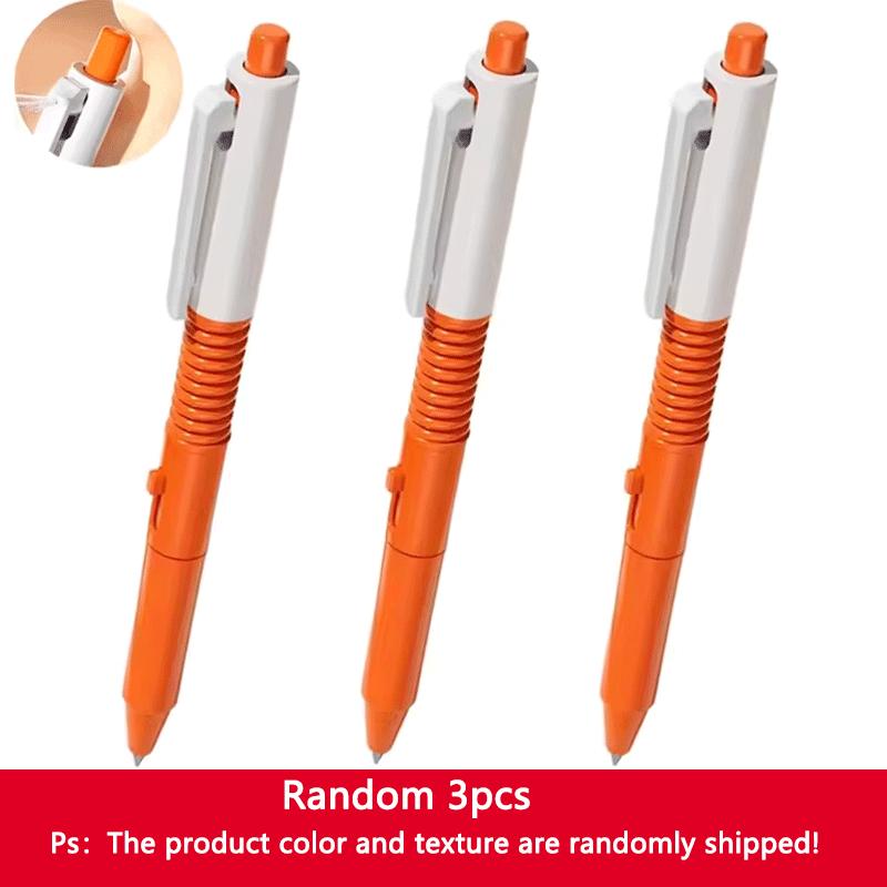 1/3/5Pcs Prank Ballpoint Pen Novelty Spoof Water Spray Function Signature Campus Writable Toys Gift Round Sensory Compression Bouncy Durable Elastic