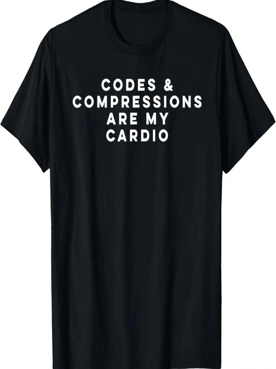 Codes And Compressions Are My Cardio, Funny ICU Care Nurse T-Shirt S разноцветный