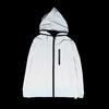 Night Reflective Jackets Double Fabric Windbreaker Hooded Jacket Men Hip Hop Dancer Singer Waterproof Coats Outwear