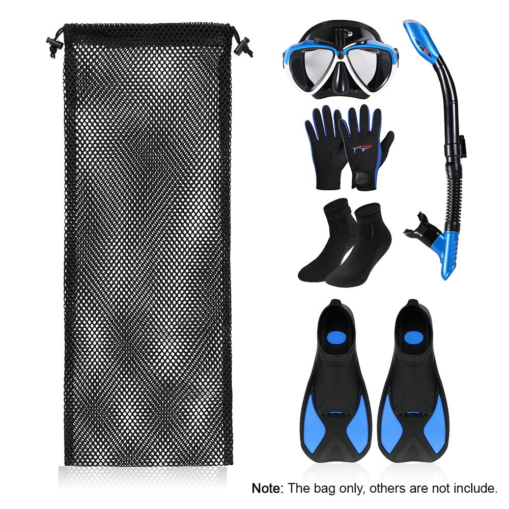 Drawstring Diving Flipper Storage Bag Snorkeling Flippers Holder Snorkelling Gear Packing Bag