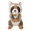 Raccoon Plush Pillow Soft Cute Toy Fluffy Comfortable Sleeping Realistic Home Decor Birthday Gift Children's Day Gift Halloween Gift Christmas Gift