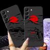 Cartoon Sunset Car Phone Cover Case for Samsung Galaxy A52 A36 A37 A12 A57 A15 A23 A13 A55 A41 A05 A70 A06 A50 A53 A17 A25 A16