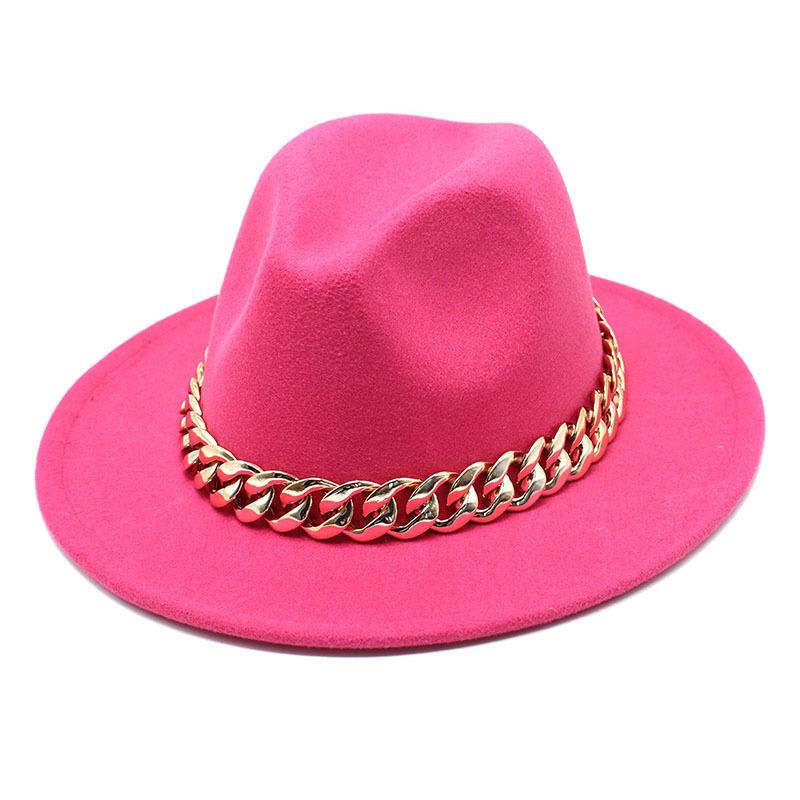 Hat Ladies Jazz Hat Seasonal British Chain Retro Top Hat Ladies Wool Gentleman Hat