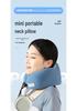 U-Shaped Memory Foam Travel Pillow for Neck and Cervical Spine Support