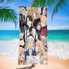 Anime My Dress Up Darling Microfiber Blanket Quick Drying Beach Towels Oversized Printing Super Absorbent Pool Towel Blanket