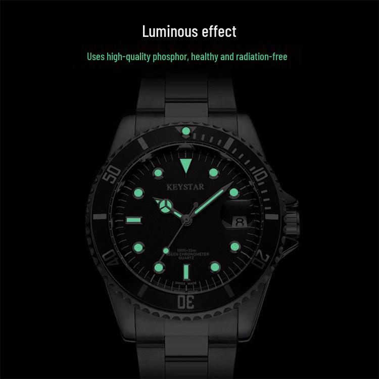 TMFPQ Automatic Waterproof Stainless Steel Men's Luminous Watch