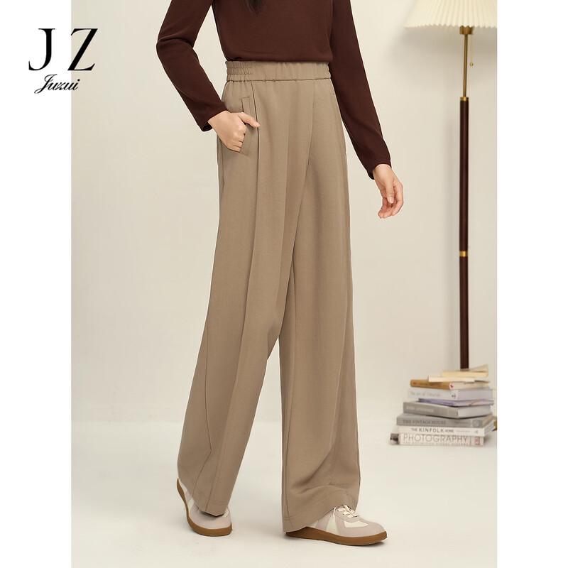 JUZUI Women s Lyocell Straight-Leg Casual Pants M
