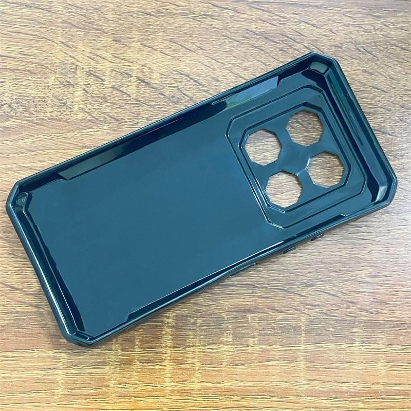 עבור Oukitel WP60 5G נרתיק קשיח לטלפון שקוף עמיד בפני זעזועים עם מחזיק טבעת לניווט ברכב עבור כיסוי טלפון Oukitel WP60 5G