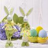 Easters Decoration Gnomes with Long Leg Standing Bunnys Figurines for Any Occasion