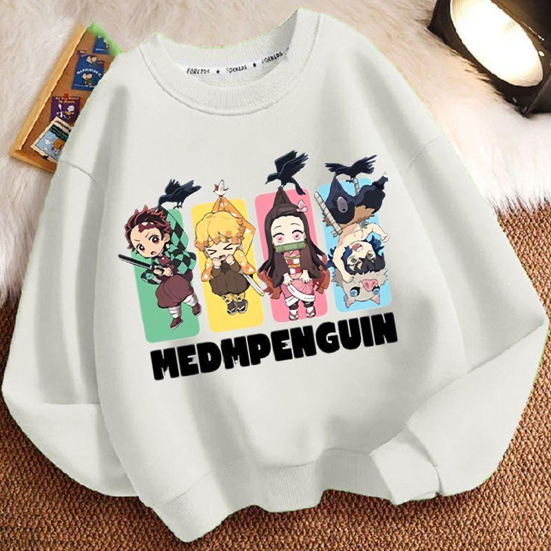 

Children s Fashion Demon Slayer Hoodie, Spring and Autumn Boys and Girls Casual Jacket 110