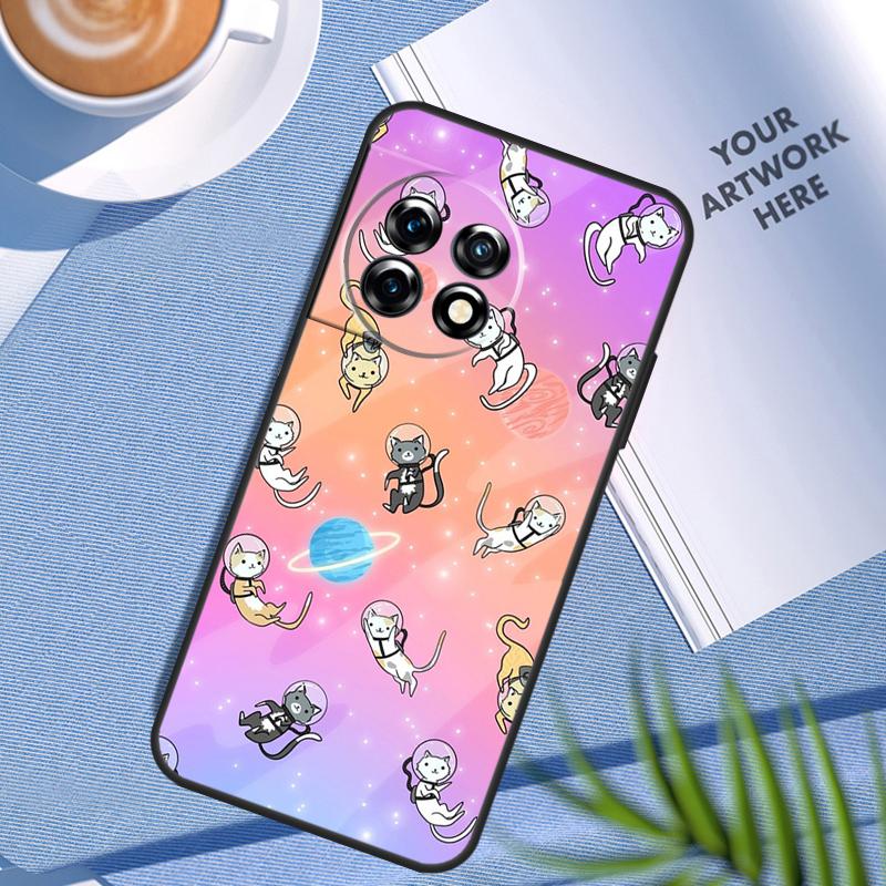UFO Alien Cat universe Case For OnePlus Nord CE 5 3 4 Lite N20 N30 OnePlus 15 13 12 11 8 9 10 Pro 10T 13R 13T Cover