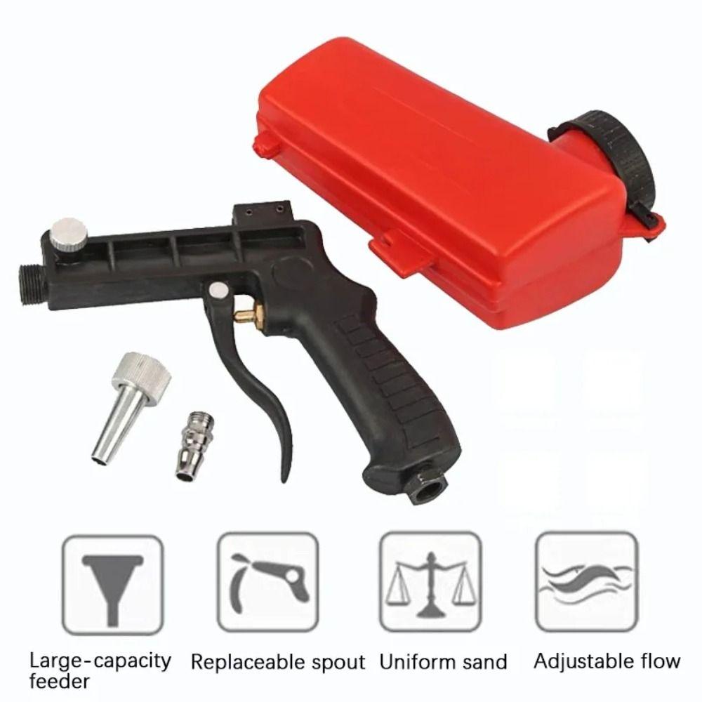Handheld Sandblasting Tool Adjustable Gravity Blasting Tool Air Sand Blaster  Home Improvement