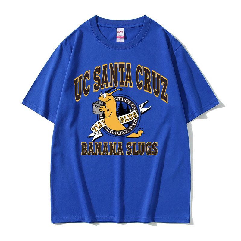 Famous Director Quentin Tarantino Movie Pulp Fiction Jhon Travolta Banana Slugs Same Style Tshirt Men Women Casual Loose T-shirt