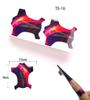 100-Piece French Light Therapy Nail Extension Forms: Butterfly & Horseshoe Designs