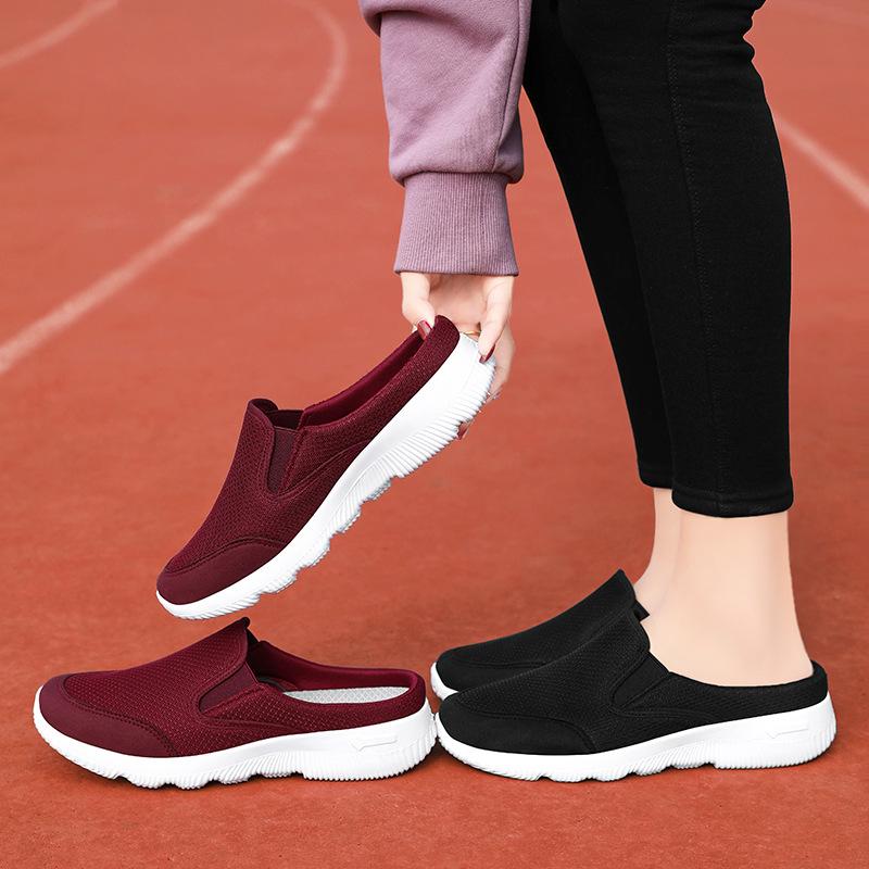 Half Slippers for Women Spring New Shoes Home Soft Bottom Casual Lazybones' Shoes