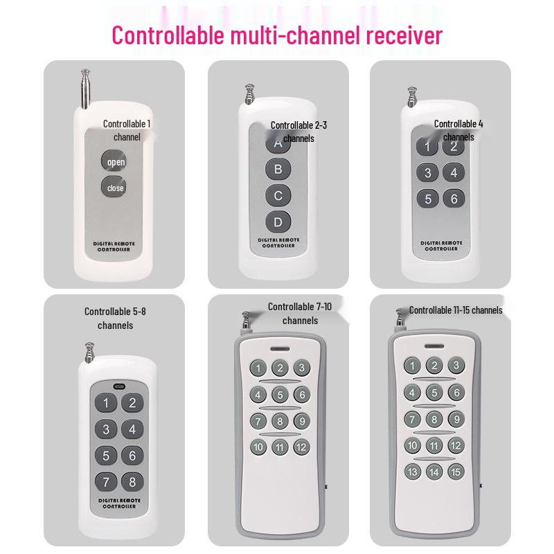 High-Power Submersible Pump with Smart Wireless Remote and Light Control, 220V Multi-Channel Wiring-Free Power Supply