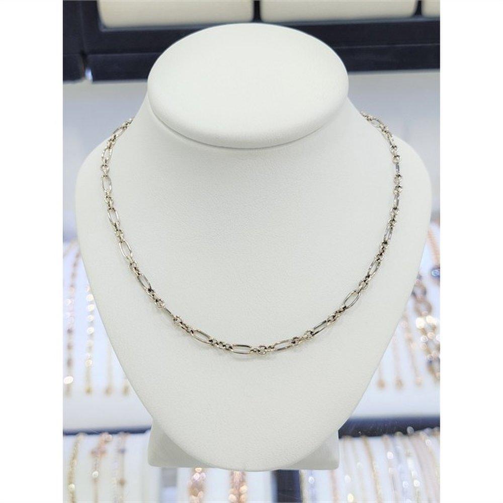 Pachichi Savezone05 Silver Oval Necklace Chain Szssria (9561360)