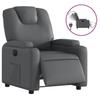 VidaXL Fauteuil Inclinable Électrique, Chaise de Relaxation avec Dossier et Repose-pied Réglables, Siège de Salon, Moderne, 3204419