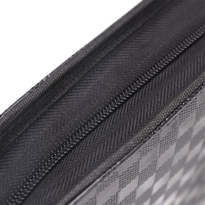 Matte PU Leder Friseurscheren Aufbewahrungstasche Tragbar Reißverschluss Haarkamm Klipp Holster Beutel Salon Friseur Werkzeug Organizer