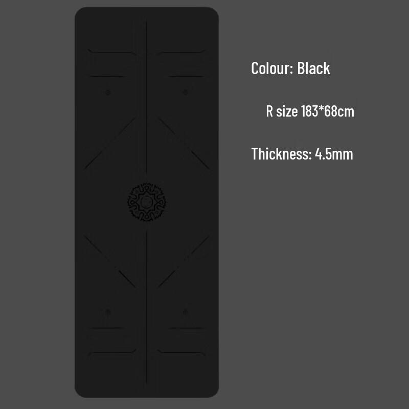 WEZHO Natural Rubber PU Anti-Slip Yoga Mat