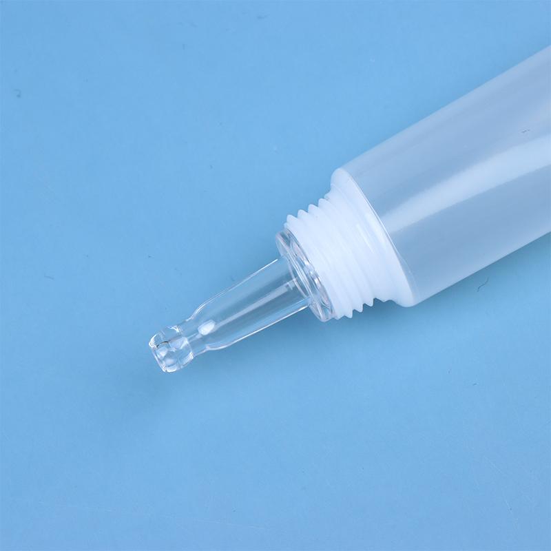 10G Průhledné měkké prázdné tuby na lesk na rty, nádobky na balzám na rty, plnitelné mini stlačovací kosmetické tuby, krém, pleťová voda, cestovní