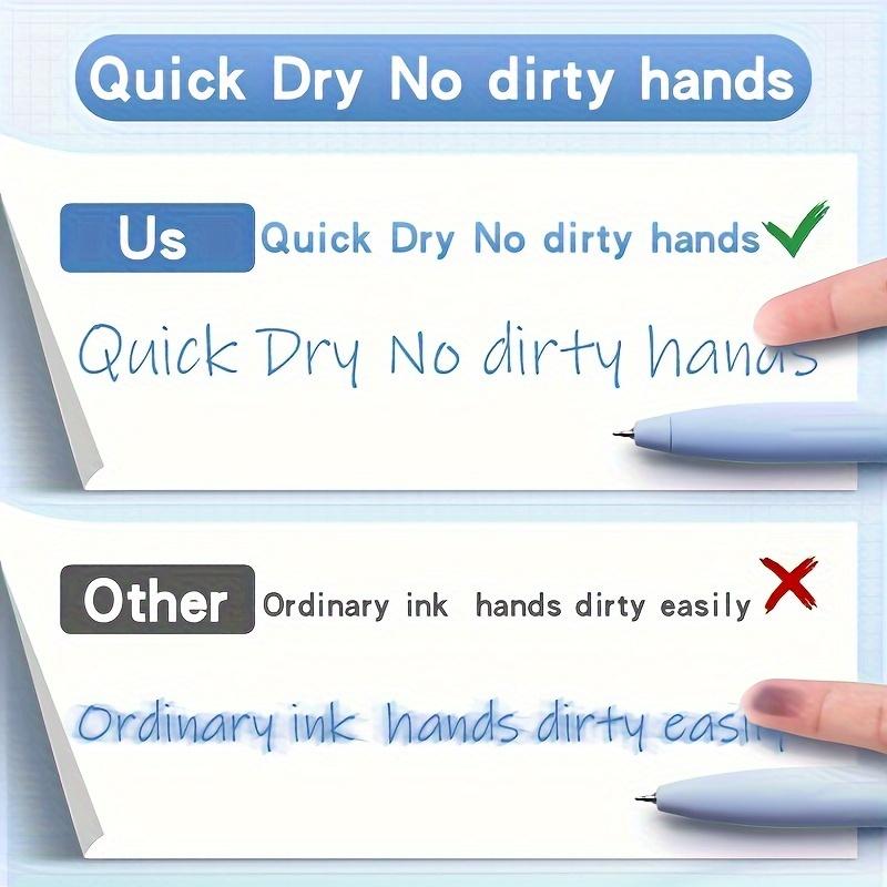 6pcs Colored Gel Pens Set with Quick Dry Ink, 0.5mm Fine Point Retractable Pens, Smooth Writing Pens