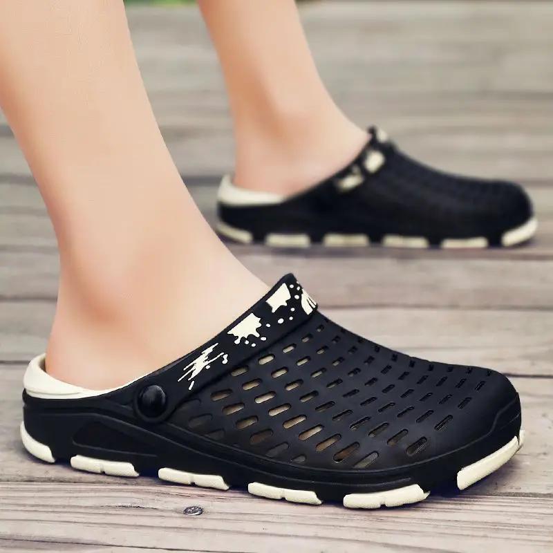 Shiatsu Slippers for Men Flip Flops Sabot Shoes Beach Soft Rubber Original Mascullino Y2k Cheap Liquidation Adult Sandals Man