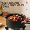 1PCS Silicone Pot Handle Cover Thickened Silicone Heat Insulation Non-slip Pot Handle Cover Pot Ear Clip Anti-scalding Pot Handle Cover