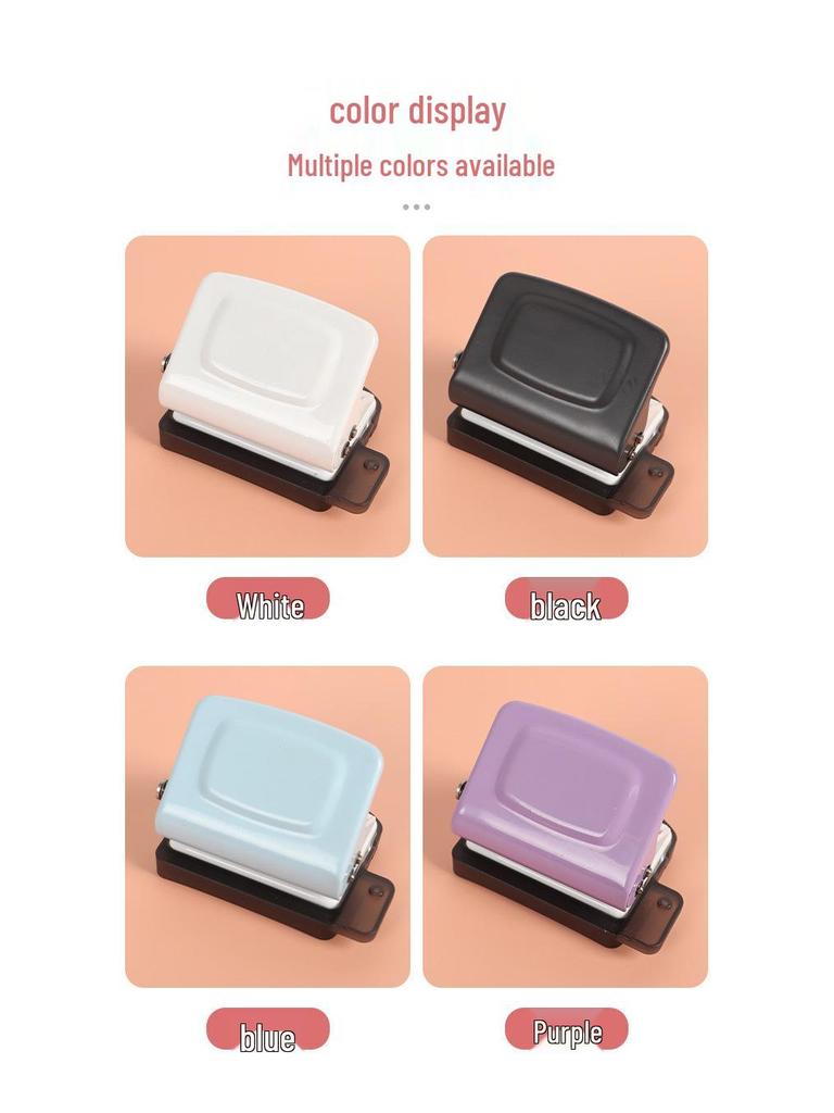 Mini 6-Hole Punch for Planner & DIY Binding