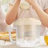 Rotating Wheel Handle Yogurt Whey Separator Spring Press Yogurt Filter DIY Yogurt Strainer  Juice