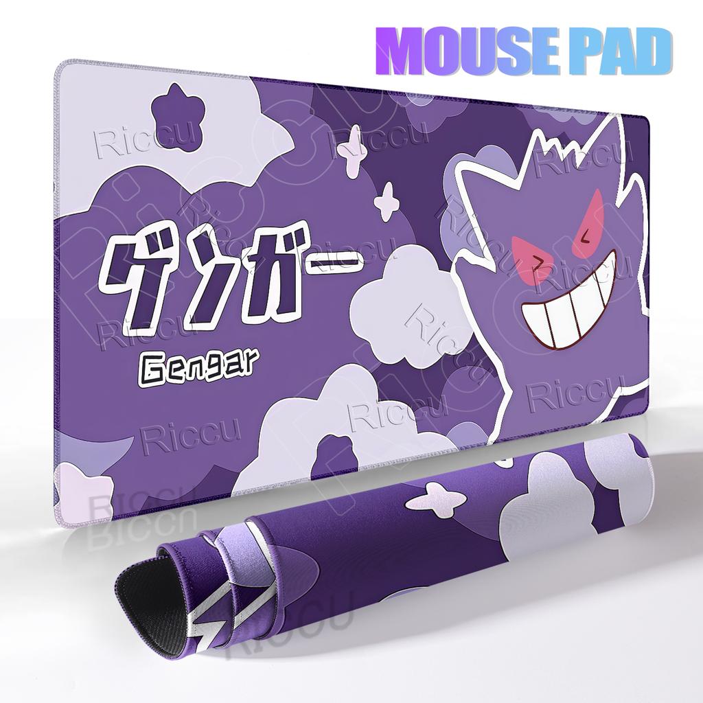 Japan Anime Gamer Mouse Pad Extended Cabinet Kawaii Tablepad P-pokemon Mechanical Keyboard Carpet Gaming Rubber Nonslip DeskMats