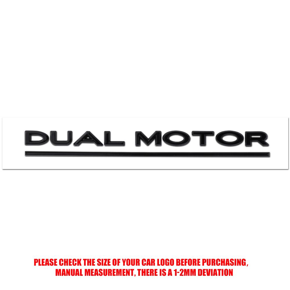 1Pcs Car ABS Badge Letter Label Space X Logo Tail Trunk Sticker For Tesla SpaceX Model 3 Model Y Model S Model X DUAL MOTOR Coil