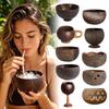 10 Styles Drinking Cup Geometric Shape Wood Dessert Fruit Salad Bowl  For Acoustic Folk Guitar