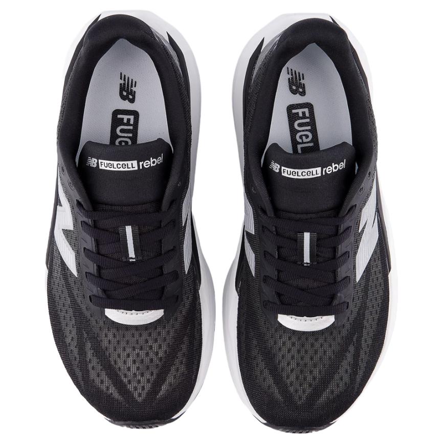 New Balance FuelCell Rebel V5 Abrasion Resistant Breathable Low Top Running Shoes Women's Black White