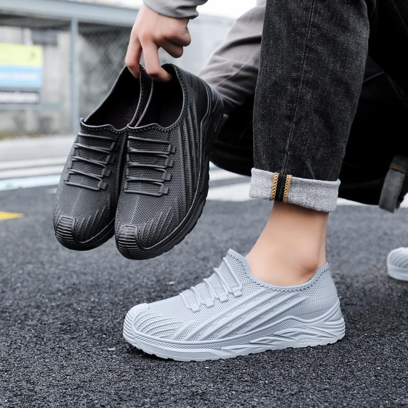 Low-top kitchen non-slip shoes men's rain shoes water shoes canteen waterproof and oil-proof summer special work shoes men's chef