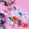 Diy Crystal Epoxy Mold 6 Grids Ball Earrings Bracelet Mirror Resin Mold Beads Silicone Mold for Diy Pendants Making