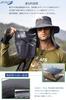 Safari Hat for Men Certified Sunshade Brim Mesh Material Breathable Size Adjustable Waterproof Windproof Dustproof Sun Protection UV Protection