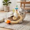Cat Chew Toy Plush Simulated Snake Squeaky Bell Teasing Stick Kitten Toy Chew-resistant Teeth Grinding Cat Toy