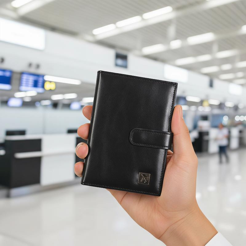 Passport Cover Pu Leather Man Women Travel Passport Holder With Credit Card Holder Case Wallet Protector Cover Case