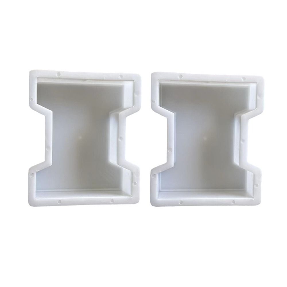 I-shaped Cement Tile Mold Reusable Stepping Stone Mold Plastic Paving Molds Park Path