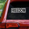 10Pcs Freedom Stickers Self-adhesive Removable Weatherproof Laptop Bumper Decal Window Waterproof Car Stickers