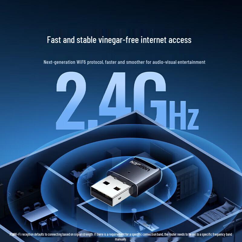 UGREEN USB Wireless WiFi Adapter (CN version)