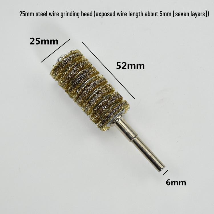 Electric Steel Wire Brush with Handle - Rust Removal, Polishing, and Cleaning.