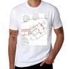 Architect Building Plan Design Tshirt Big Size Short Sleeve Casual Top Tshirt