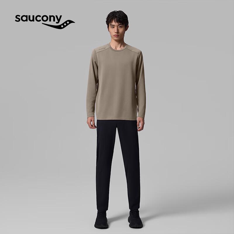 SAUCONY Men's Breathable Knit Long-Sleeve T-Shirt