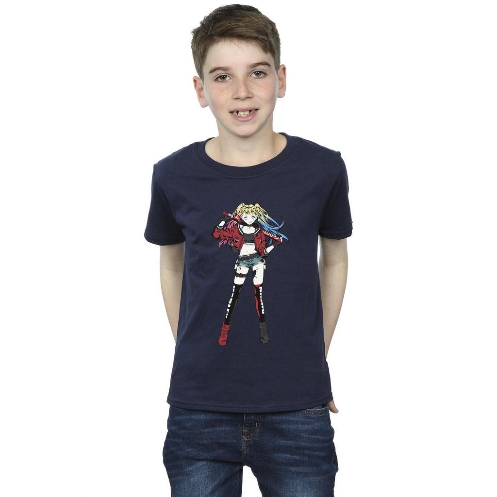 DC Comics Boys Harley Quinn Standing Pose T-Shirt
