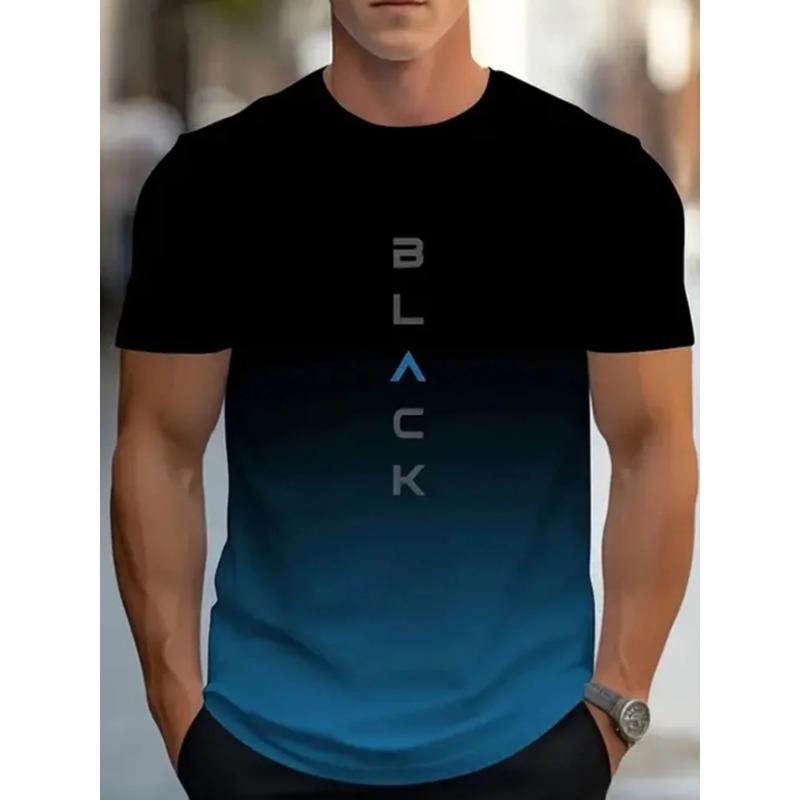 Casual Loose Short Sleeves Comfortable Versatile Short Sleeves Fashionable T-Shirts Men’s